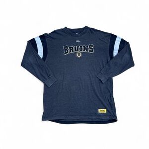 NHL Bruins Gray Shirt with Yellow Patch